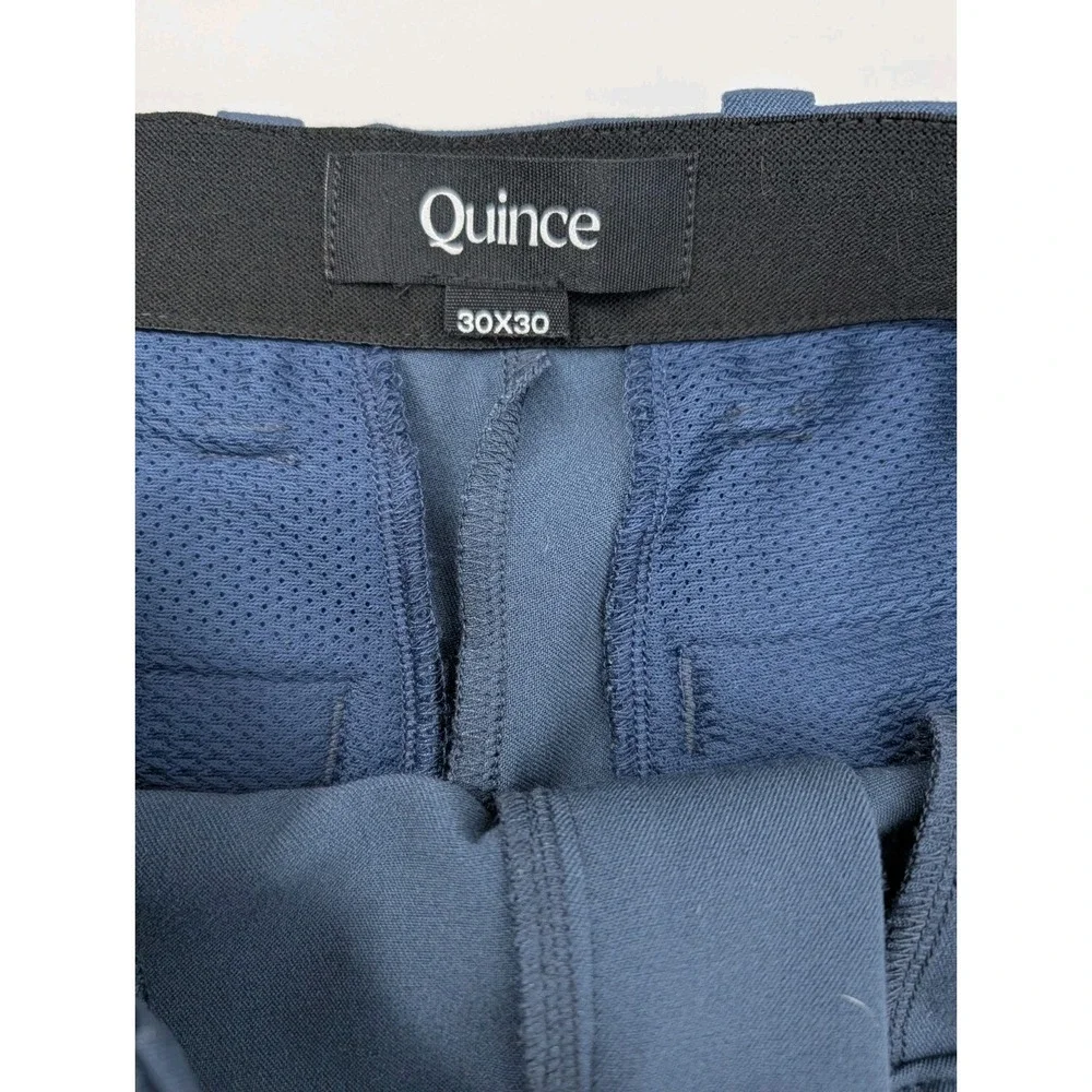 Quince Men Everyday Stretch Chino Pants Slacks Blue 30x30 Professional Office